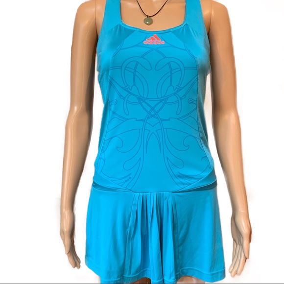 adidas Dresses & Skirts - Adidas Climalite Blue Dress Small